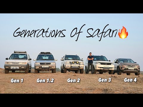 Reclaim Your Life🔥 Evolution of Tata Safari From Gen 1 to Latest Gen