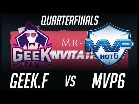 Geek Fam vs MVP HOT6 Quarterfinals Mr.Cat Invitational 2017 Highlights Dota 2