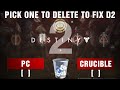 Is PC Or The Crucible Killing Destiny 2??