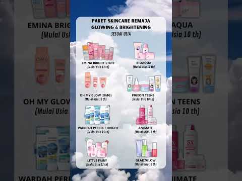 Temukan paket skincare yang tepat sesuai usiamu untuk kulit glowing yang maksimal! ✨💕