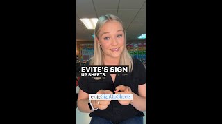 Evite SignUp Sheets: Every Teachers' Must-Have Tool