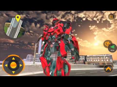 Future Flying Car Real Robot Transform City Rescue  (by Crazy3dGames at play store)