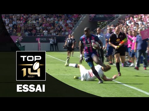 TOP 14 ‐ Essai Djibril CAMARA (SFP) – Paris-Clermont – J3 – Saison 2016/2017