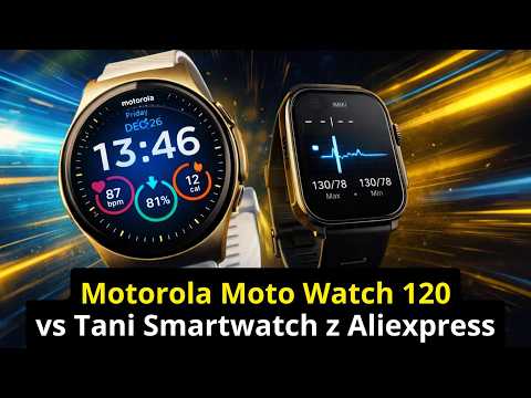 Motorola Moto Watch 120 vs Smartwatch z Aliexpress za 150zł - Co Lepsze? (TEST, RECENZJA)