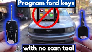 How to program Ford keys (without scan tool!)