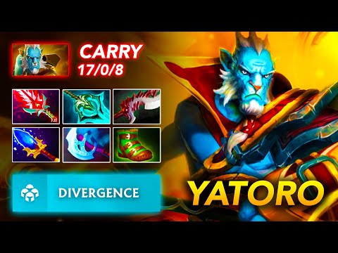 Yatoro PHANTOM LANCER Carry - Patch 7.37e | Full Gameplay Dota Class