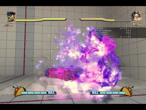 USF4 remix(mod) M.Bison combo...
