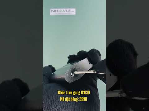 Khóa treo gang Việt Tiệp 01636 3 chìa ép vỉ