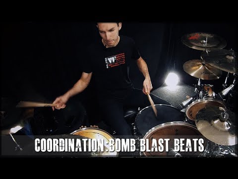 JamesPayneDrums.com - Bomb Blast Beat Coordination drum lesson preview