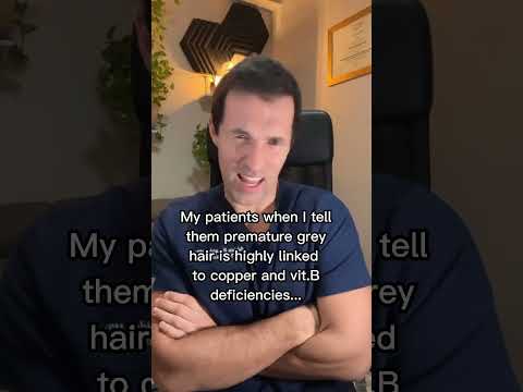 POV: Premature grey hair is caused by copper and vitamins B deficiencies #shorts