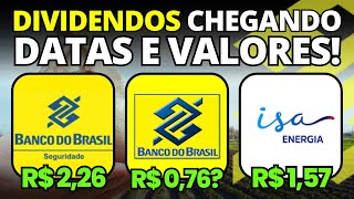 🚨MEGA DIVIDENDOS | BBAS3, BBSE3 e ISAE4 | ATENÇÃO NAS DATAS E VALORES DO DIVIDENDO PROJETIVO