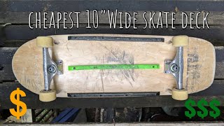 Das günstigste 10 Zoll breite Skateboard-Deck im Internet