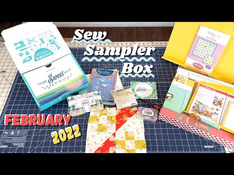 February 2022 Sew Sampler Box with Bright Side Quilt Block #11