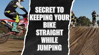 Pro secret for keeping your bike straight over jumps