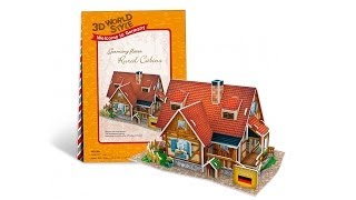 Cubicfun 3D Puzzle - Germany Flavor Rural Cabins W3128h