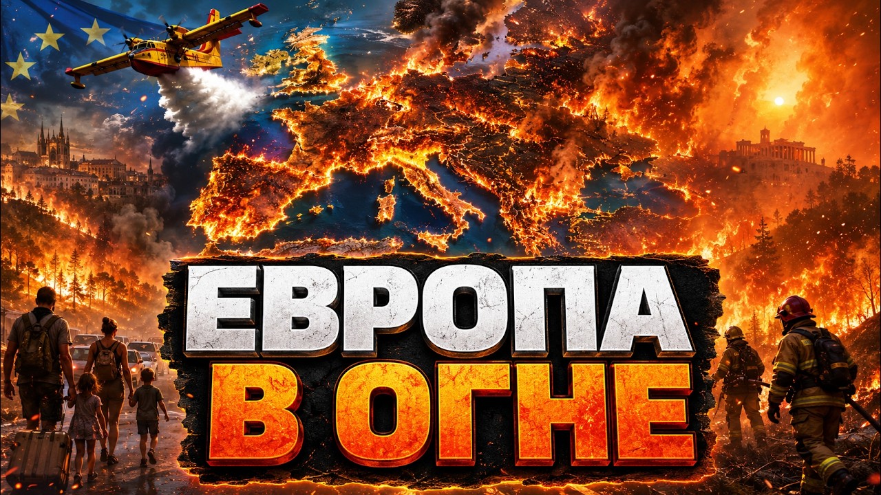 Мадрид, Крит, Франция ГОРЯТ! почему Европа не может остановить огонь. Что про?