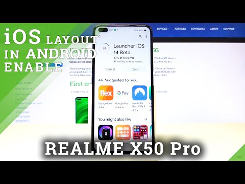 How to Apply iOS Launcher in Realme X50 - Install Apple Layout