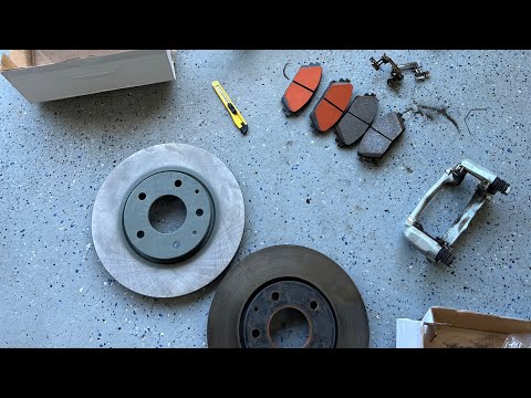 How To Change 4th Gen Mazda 3 front brake pads and rotors