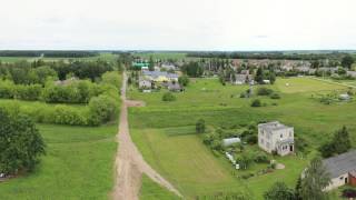 preview picture of video 'Valakėliai nuo vandens bokšto / Panorama of Valakeliai'