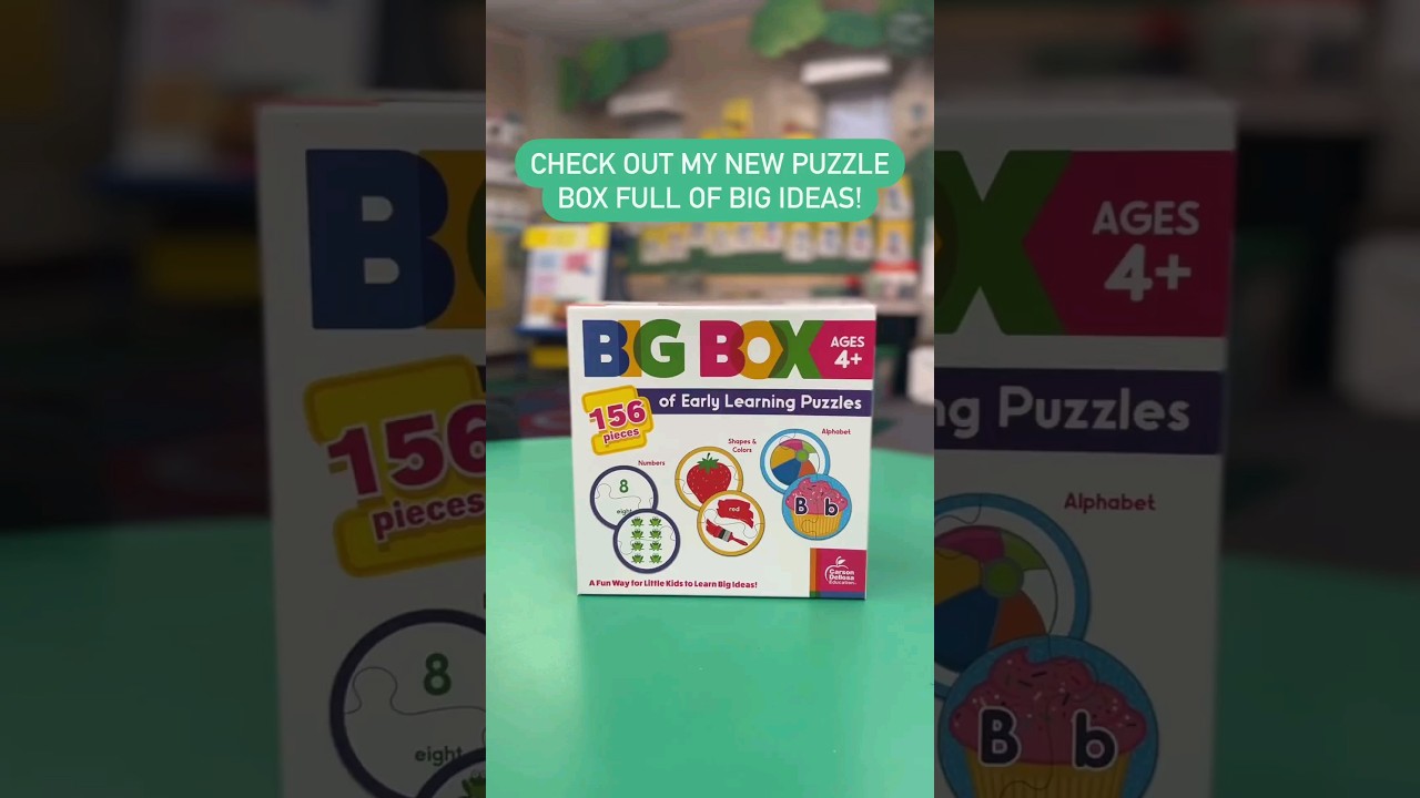 Early Learning Puzzle Box 🧩 #elementaryeducation  #elementaryteacher #elementary  #kindergarten