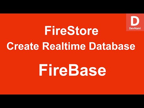 FireBase - How to Create Realtime Database in FireBase
