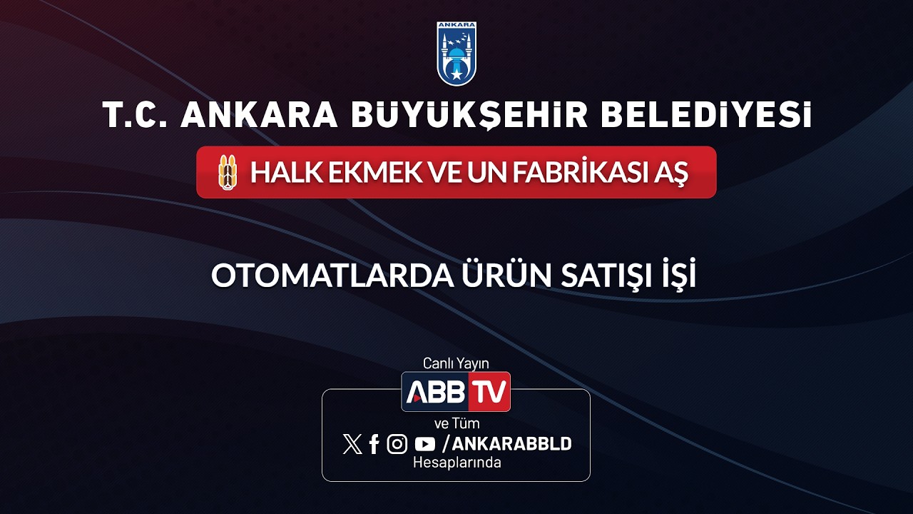 HALK EKMEK VE UN FABRİKASI AŞ -  OTOMATLARDA ÜRÜN SATIŞ İŞİ