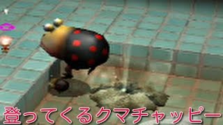 【ピクミン2】段差を登ってくるクマチャッピー【ライジング】
