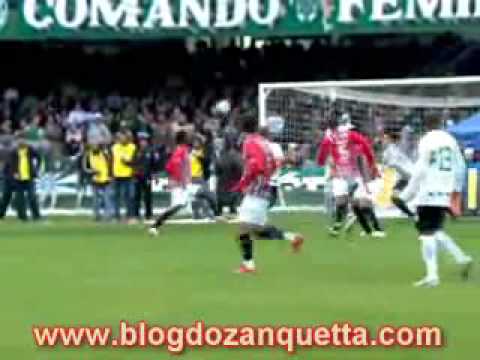 Melhores Momentos Coritiba  2 X 0 São Paulo - Camp. Brasileiro 9ª Rodada (05/07/09)