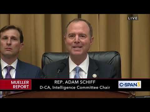Rep. Schiff's Opening Statement at Hearing with Robert Mueller
