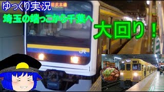 【ゆっくり実況】埼玉の端っこから千葉へ大回り!　【JR東日本大回り乗車】