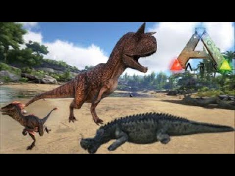 O Carnotauro, o sarco e os Raptores! | Jogando Ark: Survival Evolved EP. 5