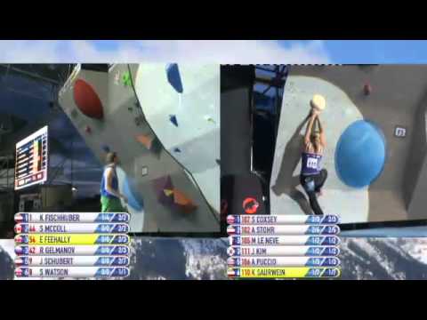 Climbing World Cup 2012 Boulder Innsbruck, AUT - Women's and Men's Finals