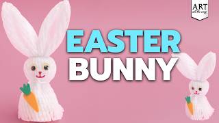 DIY Easter Bunny 🐰 | Cute Paper Bunny Craft for Easter | Easy Tutorial