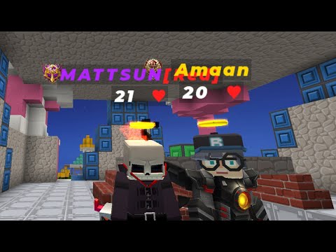 Playing BedWars with Amaan BG! (Blockman Go Youtuber)