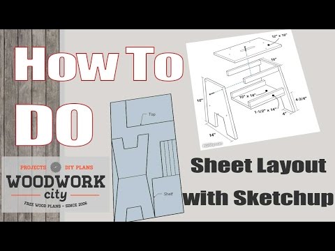 Sketchup plywood Layout How-to