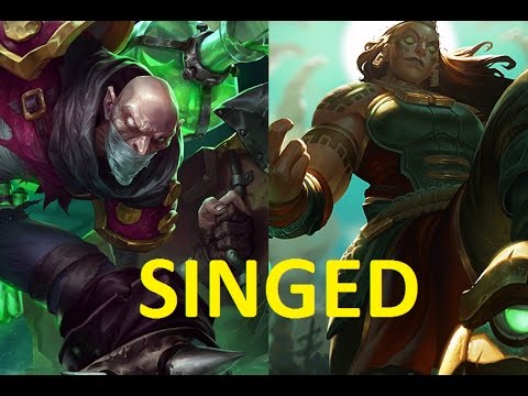 Proxy Singed vs Illaoi Top lane