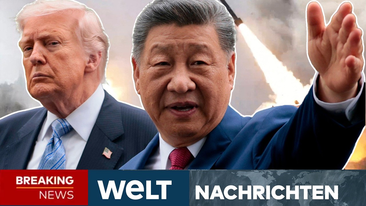 CHINA: Eskalation im Pazifik? Xi Jinping warnt Trump vor Krieg bei Taiwan! USA reagieren | WELT LIVE
