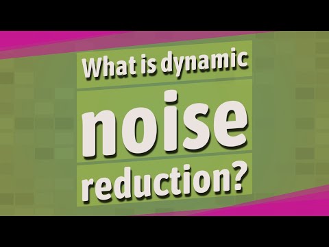 What is dynamic noise reduction?