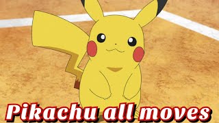 pikachu all attacks & moves (Pokemon)