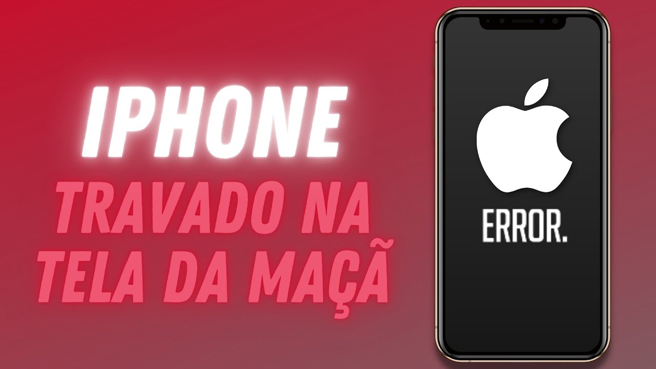 O vídeo de corrigir iPhone travado na tela da maçã