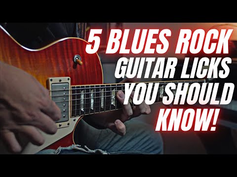 5 Blues Rock Guitar Licks You Should Know! (+ TABs)