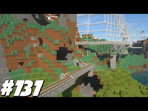 EXPANDING THE RAILROAD TO THE AVIARY | MINECRAFT DINOSAURS |EP 131