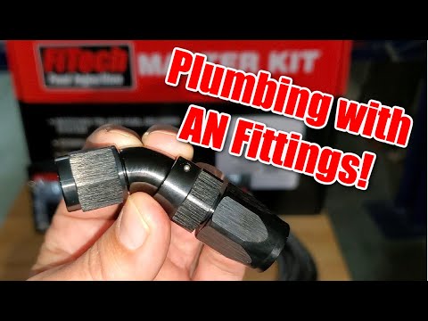 Fuel Injection Conversion, Part 6: How to Plumb fuel lines using AN Hose and AN fittings.