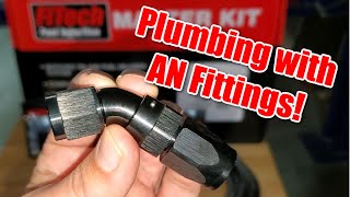Fuel Injection Conversion, Part 6:  How to Plumb fuel lines using AN Hose and AN fittings.