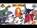 30 Carnivores VS 30 Herbivores! Jurassic World Dinosaurs - Dryptosaurus, Nothosaurus