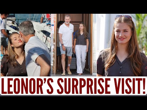 Princess Leonor Surprises at Copa del Rey | A Kiss for King Felipe & Summer Royal Fashion