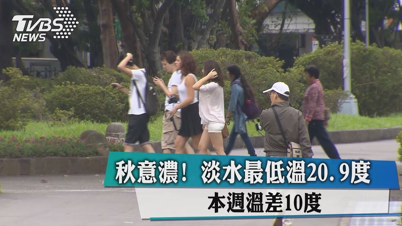 秋意濃!淡水最低溫20.9度 本週溫差10度