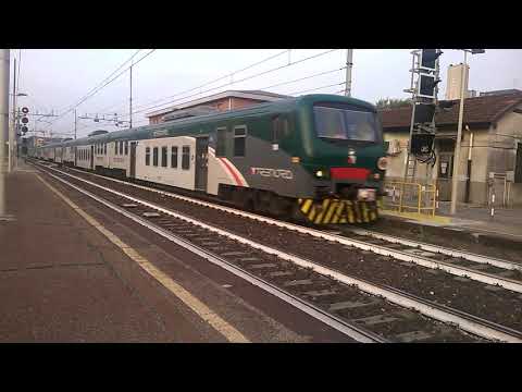 E464 275+7 piano ribassato Trenord - Milano Greco - 28/08/2020