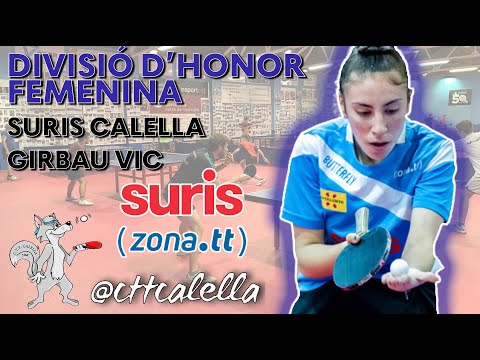 Suris Calella 0 Girbau Vic 6 | Tennis Taula | Liga Tenis de Mesa