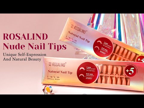 Rosalind Pre colored Light Nude Nail tips